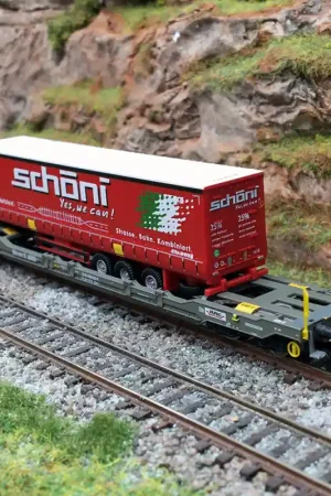 Wagon-poche type Sdgnss/T5, Hupac, Ep. VI - FLEISCHMANN 6660038 - N 1/160 Livraison Express