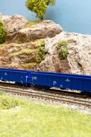 2 tombereaux Eanos à bogies, PKP Cargo, Ep VI - FLEISCHMANN 830255 - N 1/160 Nouveauté