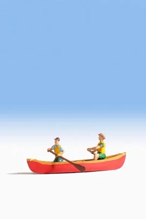 2 personnages en canoë-N 1/160-NOCH 37805 Promotion Saisonnière