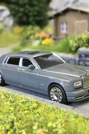 Livraison Express MicroCity, Rolls Royce Phantom, gris - HERPA 87MC000067 - HO 1/87