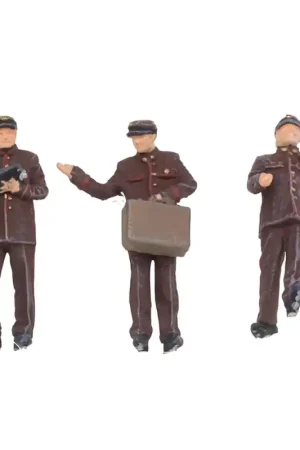3 agents de bord de la CIWL/SNCF, époque III - LSMODELS 89651 - HO 1/87 Commander Maintenant