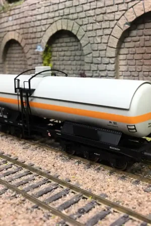 Petit Prix Wagon-citerne à gaz, ZZd "VTG" DB - BRAWA 50088 - HO 1/87