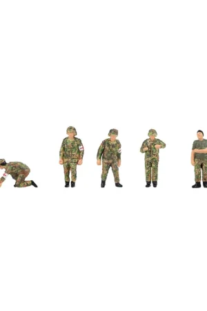 6 Soldats au service ambulancier - FALLER 151752 - HO 1/87 Authentique