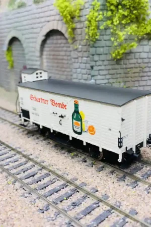 Wagon de marchandises couvert G10 "Schartner Bombe", ÖBB, Ep III - BRAWA 49831 - HO 1/87 Super Prix