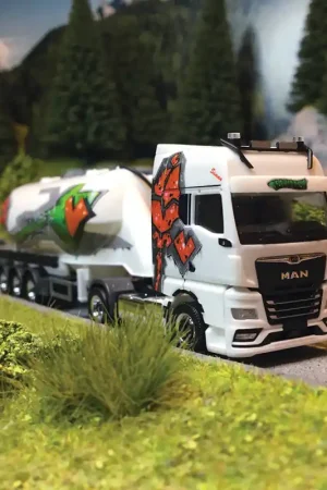 Acheter Direct MAN TGX GX "Denkinger", semi-remorque silo - HERPA 122221 - HO 1/87
