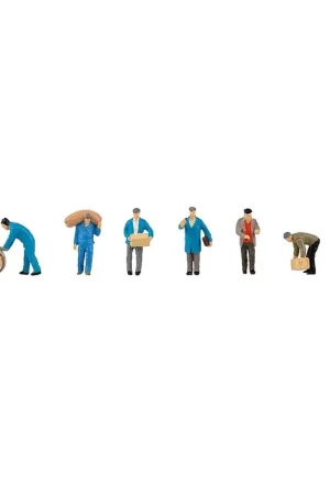 6 Ouvriers avec accessoires -HO 1/87-FALLER 151609 Achat Immédiat