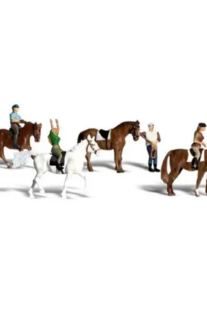 Dernier Modèle Cavaliers et chevaux-HO 1/87-WOODLAND SCENICS A1889