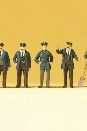 5 employés ferroviaire - HO 1/87 - PREISER 12191 Marque