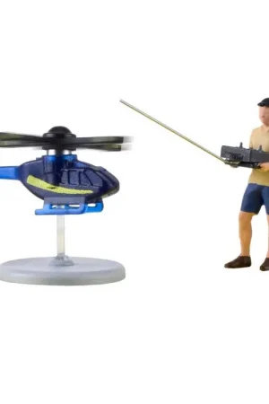 Pilote d‘hélicoptère radio commandé animé-HO 1/87-VIESSMANN 1563 Remise