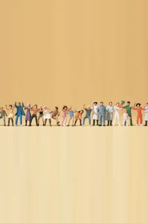 30 personnages à la fête du village-HO 1/87-PREISER 14414 Meilleure Vente