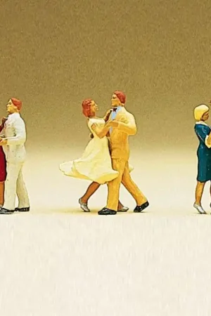 6 Danseurs-HO 1/87-PREISER 10120 Offre Exclusive