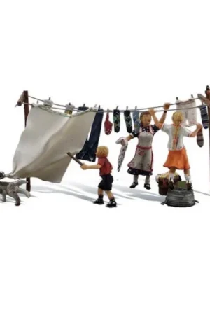 Expédition Rapide Scène du linge à étendre-HO 1/87-WOODLAND SCENICS A1936