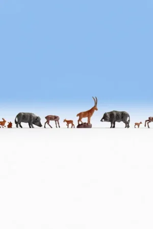 12 Animaux des bois-HO-1/87-NOCH 15745 Populaire