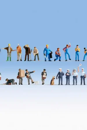 24 personnes au travail -HO-1/87-NOCH 16109 Nouveauté