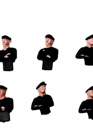 6 chauffeurs pour locomotives ref 40001 -HO-1/87-ROCO 40001 Certifié