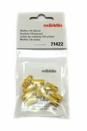 10 fiches de connexion femelles jaunes -MARKLIN 71422 Dernière Chance