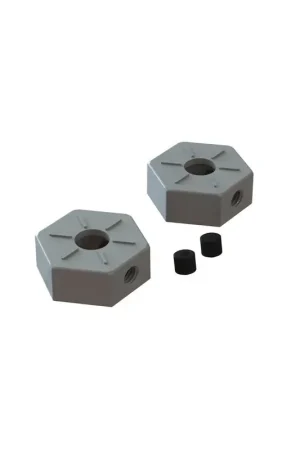 2 Hexagones de Roue 14 mm Métal 4x4 3S Arrma AR310871 Commander Vite