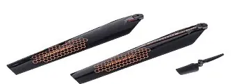2 Pales principales + 1 hélice pour Hélicoptère Carson 500507170 Super Prix