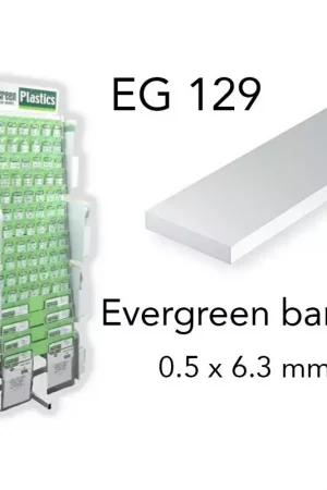 (x10) bande styrène 0.5 x 6.3 mm Evergreen eg129 Must-Have