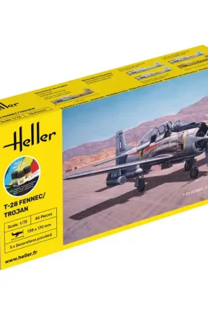 HELLER 56279 NAA T-28 Fennec / Trojan Kit Complet - Échelle 1/72 Seulement Aujourd'hui