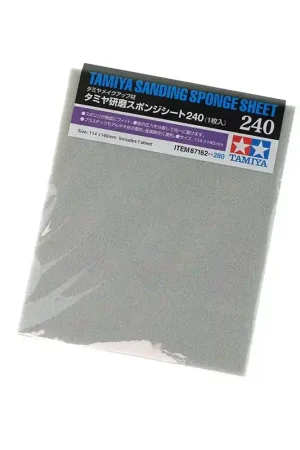 Nouveauté TAMIYA 87162 Eponge Abrasive Grain 240