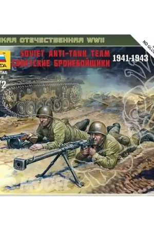 Jusqu'à Épuisement Des Stocks Zvezda maquette plastique 6135 Escouade antichar sovietique 1/72