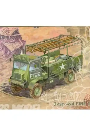 Prix Réduit IBG maquette militaire 72005 BEDFORD QLR 4x4 - Pompiers 1/72