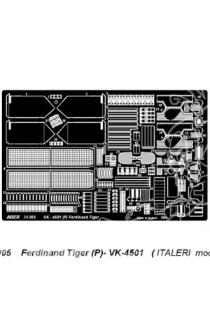 Aber 35005 Tigre Ferdinand VK-4501 1/35 Certifié