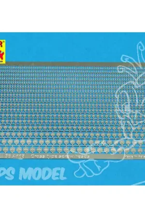 Aber 35A108 Tete écrou cruciforme différentes dimensions 1/35 Populaire