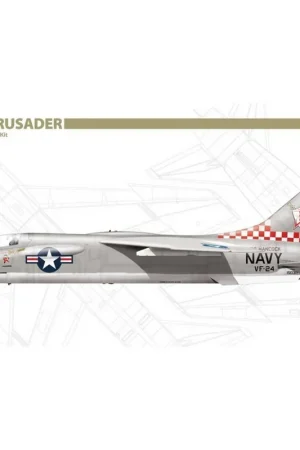 Vente Flash Maquette avion F-8J Crusader en 1 48 - Hobby 2000