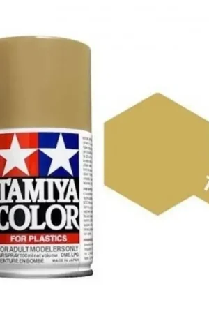 Vente Directe Peinture acrylique en spray - Jaune Sombre Mat TS3 - Tamiya 85003 - 100ml