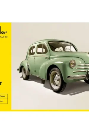 HELLER 80762 MAQUETTE VOITURE RENAULT 4 CV 1/24 Dernier Modèle
