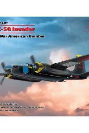 ICM 48284 MAQUETTE B-26-50 INVADER, KOREAN WAR AMERICAN BOMBER 1/48 Nouvel Arrivage