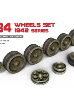 MINIART 35236 MAQUETTE ACCESSOIRES MILITAIRE SET DE ROUES POUR CHAR T-34 MODELE 1942 1/35 Vente Flash