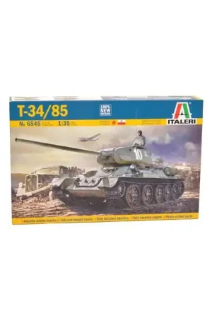 ITALERI 6545 MAQUETTE MILITAIRE CHAR T-34/85 1/35 Prix Promo