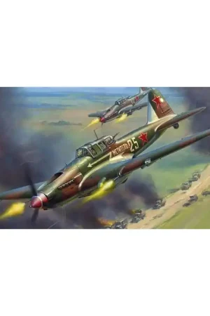ZVEZDA 7279 MAQUETTE AVION D‘ATTAQUE BLINDÉ SOVIÉTIQUE IL-2 STORMOVIK 1/72 Réduction