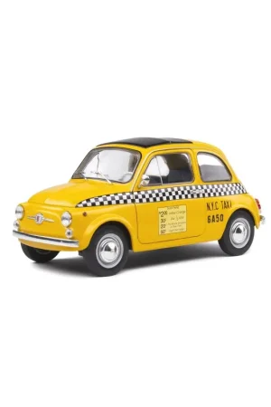 Affaire À Saisir SOLIDO 1801407 MINIATURE FIAT 500 TAXI NYC 1965 1/18