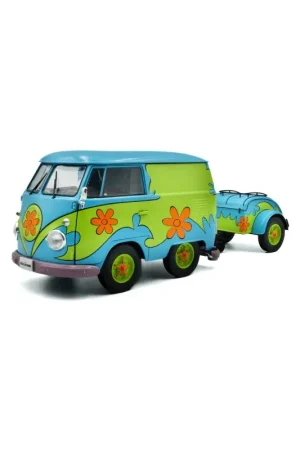 SOLIDO 1810904 MINIATURE COOL COMBI FLOWER POWER 2024 1/18 Seulement Aujourd'hui