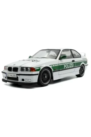 SOLIDO 1803915 MINIATURE BMW E36 M3 COUPE SOLIDO WORKS DRIFT POLIZEI WHITE 1991 1/18 Must-Have