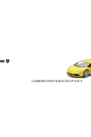 Lamborghini Huracan LP 610-4 (jaune) 1/24 Bon Plan