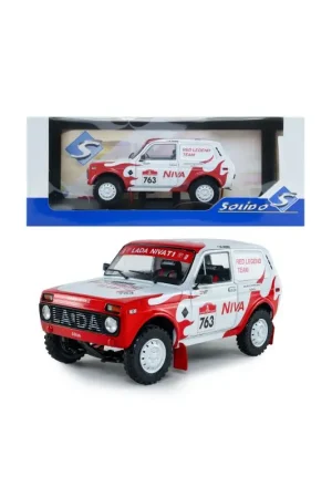 Seulement Aujourd'hui SOLIDO 1807308 LADA NIVA WHITE 763 M.JACOBER/S.MILJIC DAKAR CLASSIC 2022 1/18