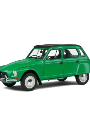 Super Prix SOLIDO 1800308 MINIATURE CITROËN DYANE 6 GREEN 1976 1/18