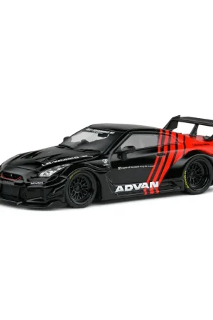 Expédié Aujourd'hui SOLIDO 4311204 MINIATURE NISSAN GTR R35 LBWK RED 2020 1/43
