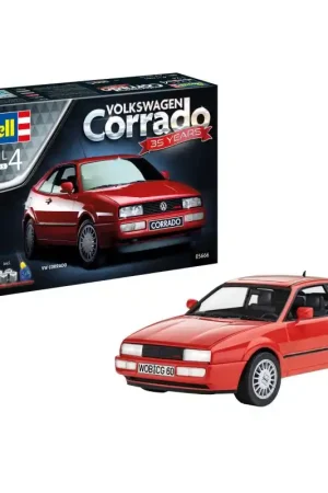 REVELL 05666 COFFRET CADEAU 35 YEARS VW CORRADO MAQUETTE REVELL AVEC ACCESSOIRES DE BASE 1/24 Promotion Saisonnière