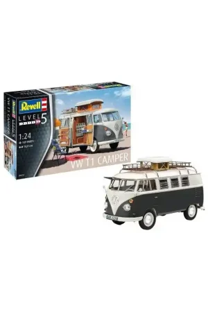 Seulement Aujourd'hui REVELL 07674 MAQUETTE VOITURE VW T1 CAMPER 1/24