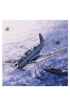ACADÉMIE 12350 MAQUETTE AVION USN SB2U-3 BATAILLE DE MIDWAY 1/48 Must-Have