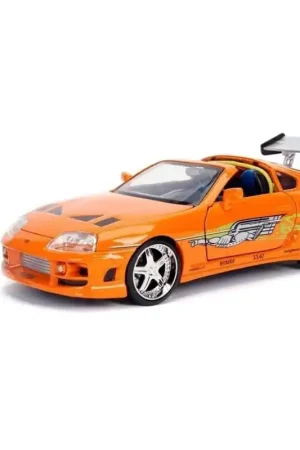 Réduction JADA 30738 TOYOTA SUPRA W/BRIAN O‘CONNER FIGURE ORANGE FF 1995 1/24