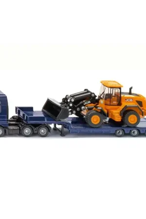 SIKU 1790 MINIATURE CAMION MAN SURBAISSÉ AVEC CHARGEUSE JCB 1/87 Expédié Aujourd'hui
