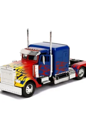 JADA 30446 MINIATURE OPTIMUS PRIME WESTERN STAR TRACTOR TRUCK BLUE TRANSFORMERS 1986 1/24 Offre Limitée