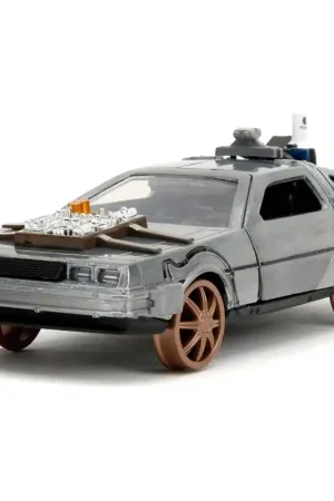 JADA 34786 MINIATURE TIME MACHINE RAIL VERSION BTTF 3 GREY 1/32 Acheter En Ligne